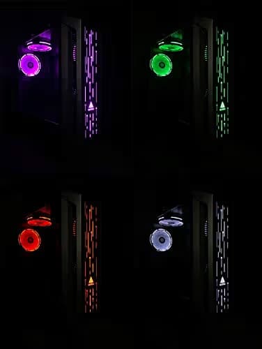 Apevia Matrix ATX Mid Tower Black with Tempered Glass Side Panel and USB 3.2 Gen 1 Type-A USB 2.0 Type-A image
