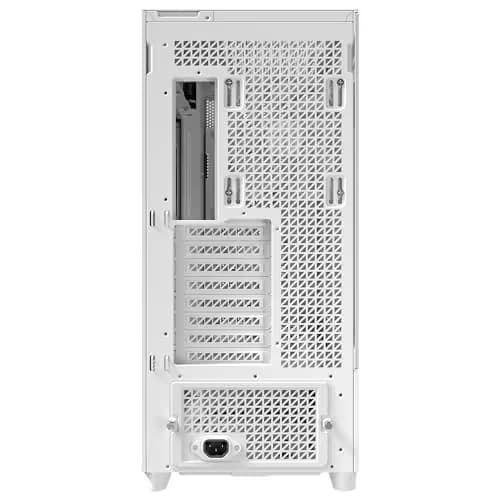 Antec FLUX PRO ATX Full Tower White / Brown Tempered Glass Side Panel, USB 3.2 Gen 2 Type-C, USB 3.2 Gen 1 Type-A image