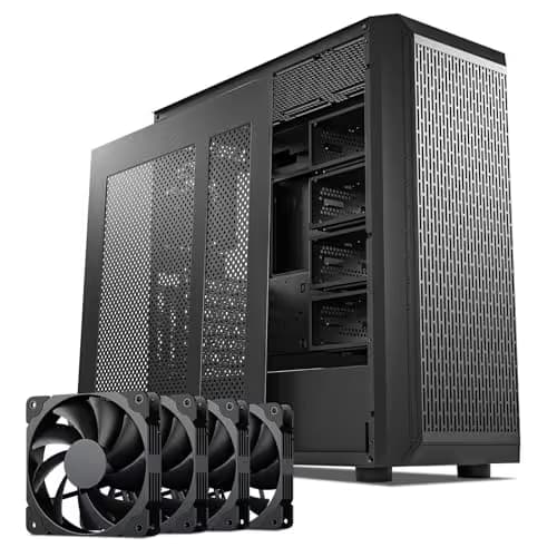 DARKROCK Classico Storage Master ATX Mid Tower Black Mesh Side Panel image