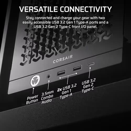 Corsair FRAME 4000D RS Modular ATX Mid-Tower PC Case - Black image