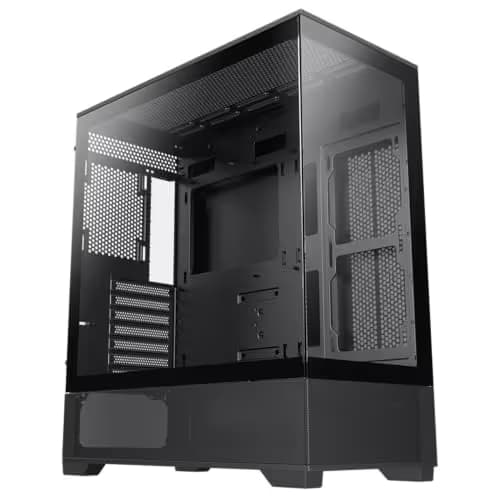 GameMax Vista AB ATX Mid Tower Black Tempered Glass Side Panel main image