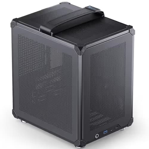 Jonsbo C6-ITX Mini-ITX Desktop Black Mesh Side Panel image
