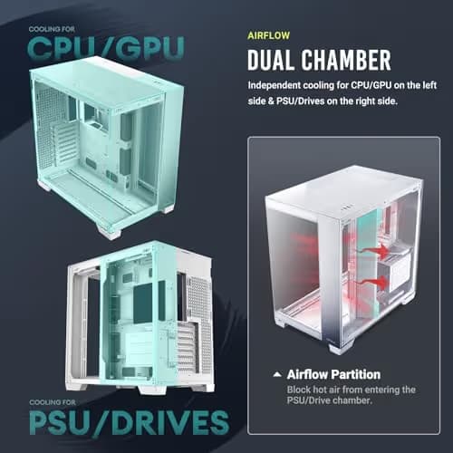 Antec C8 ATX Full Tower White / Silver with Tempered Glass Side Panel and USB 3.2 Gen 2 Type-C, USB 3.2 Gen 1 Type-A image