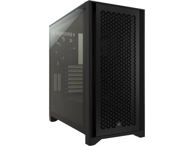 Corsair 4000D Airflow ATX Mid Tower Black Tempered Glass Side Panel, w/750 W Power Supply main image