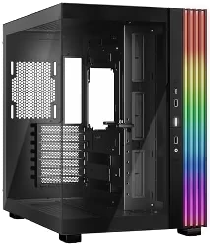 be quiet! Light Base 600 DX ATX Mid Tower Black with Tempered Glass Side Panel, USB 3.2 Gen 2 Type-C, USB 3.2 Gen 1 Type-A image