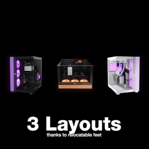 be quiet! Light Base 600 DX ATX Mid Tower Black with Tempered Glass Side Panel, USB 3.2 Gen 2 Type-C, USB 3.2 Gen 1 Type-A image