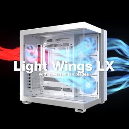 be quiet! Light Base 600 LX ATX Mid Tower White Tempered Glass Side Panel image