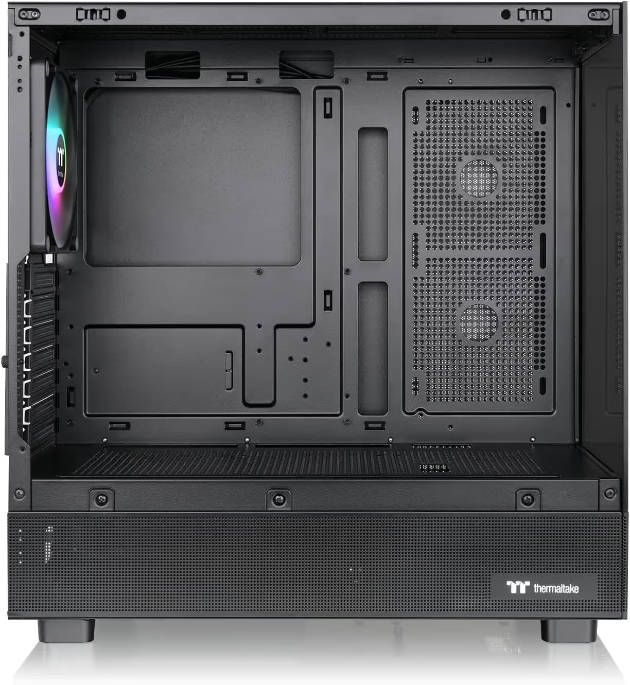 Thermaltake View 270 TG ARGB Mid Tower Chassis Black Tempered Glass Side Panel image