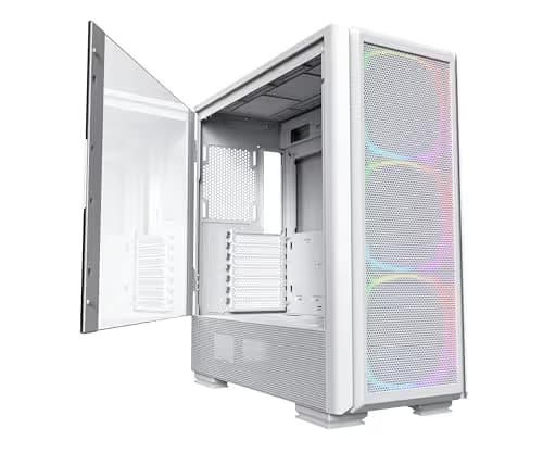 Montech SKY TWO GX E-ATX Mid Tower with Tempered Glass Side Panel - White main image