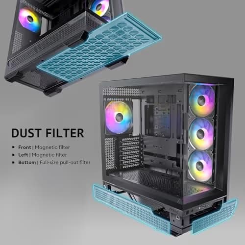 Antec C7 ARGB ATX Mid Tower Black Tempered Glass image
