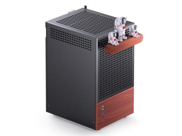 Jonsbo T6 Mini-ITX Tower Black / Brown with USB 3.2 Gen 2 Type-C and USB 3.2 Gen 1 Type-A main image