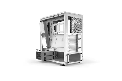 be quiet! Pure Base 500 ATX Mid Tower White with Tempered Glass Side Panel and USB 3.2 Gen 1 Type-A image
