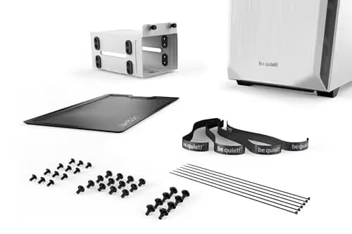 be quiet! Pure Base 500 ATX Mid Tower White with Tempered Glass Side Panel and USB 3.2 Gen 1 Type-A image