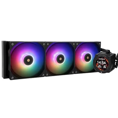 Thermalright Core Vision ARGB Water 360mm 72.37 CFM ARGB Black image