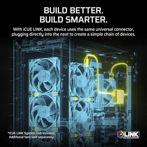 Corsair iCUE LINK TITAN Water 240mm RX LCD 73.5 CFM White image