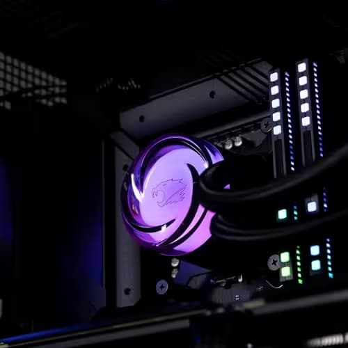 iBuypower AW4 Water 360mm 65 CFM Black image