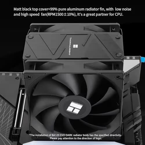 Thermalright Burst Assassin 120 EVO DARK Air 156mm Black image