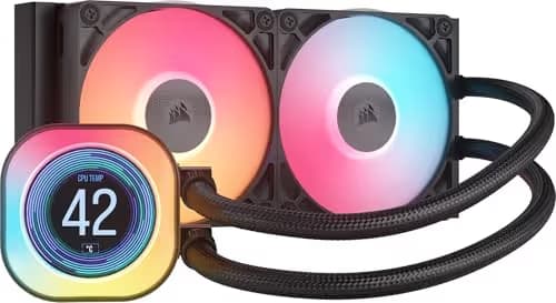 Corsair iCUE LINK TITAN Water 240mm RX LCD 73.5 CFM Black main image