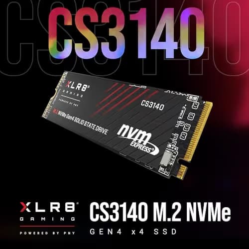 PNY CS3140 4TB SSD M.2-2280 PCIe 4.0 x4 NVMe image