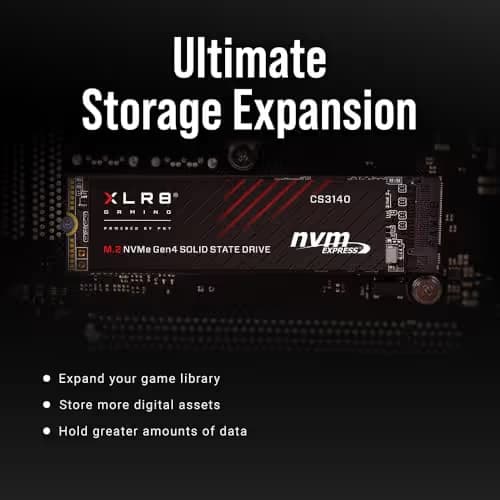PNY CS3140 2TB SSD M.2-2280 PCIe 4.0 X4 NVMe image