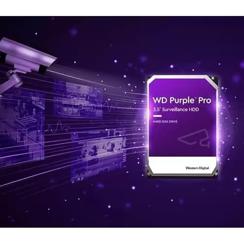 Western Digital Purple Pro 8TB HDD 3.5" 7200RPM SATA 6.0 Gb/s image