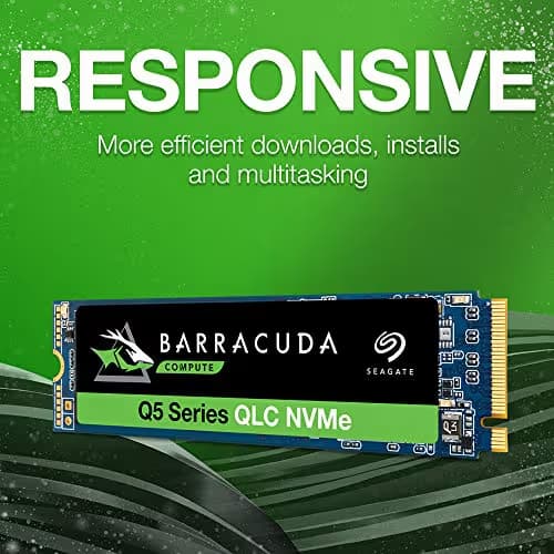 Seagate BarraCuda Q5 500GB SSD M.2-2280 PCIe 3.0 x4 NVMe image