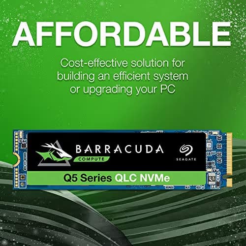Seagate BarraCuda Q5 500GB SSD M.2-2280 PCIe 3.0 x4 NVMe image