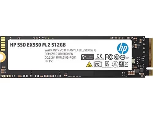 HP EX950 512GB M.2-2280 SSD PCIe 3.0 x4 NVMe main image