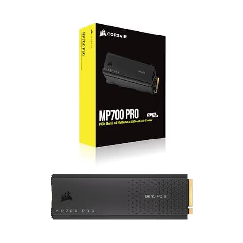 Corsair MP700 PRO w/Heatsink 1TB SSD M.2-2280 PCIe 5.0 x4 NVMe image