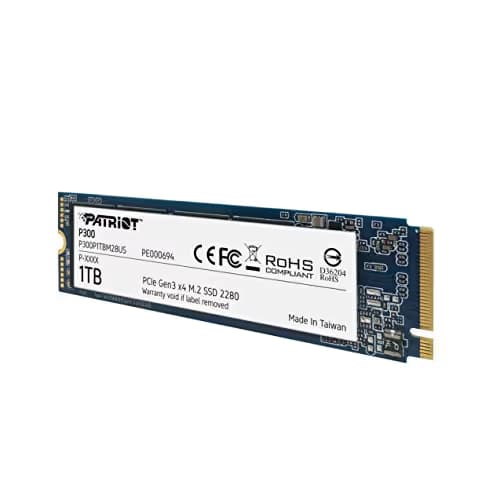 Patriot P300 1TB SSD M.2-2280 PCIe 3.0 x4 NVMe image