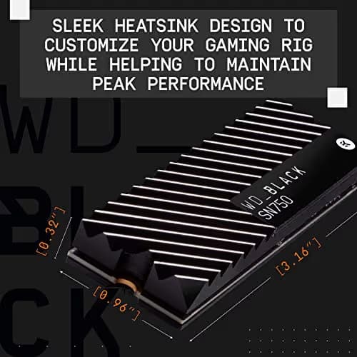 Western Digital Black SN750 2TB SSD M.2-2280 PCIe 3.0 x4 NVMe image