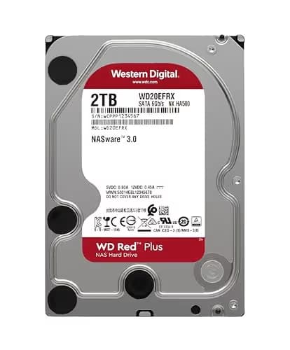 Western Digital Red 2TB 3.5" HDD 5400 RPM SATA 6.0 Gb/s image