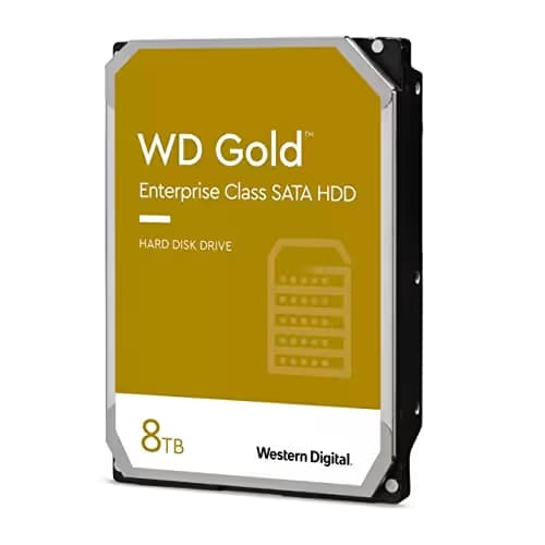Western Digital Gold 8TB 3.5" HDD 7200RPM SATA 6.0 Gb/s Internal image