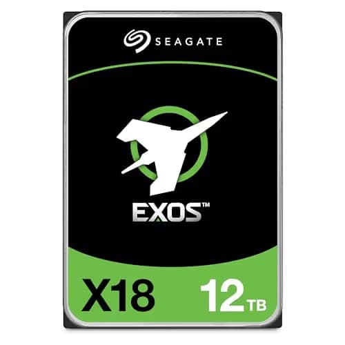 Seagate Exos X18 12TB HDD 7200RPM 3.5" SATA 6.0 Gb/s image