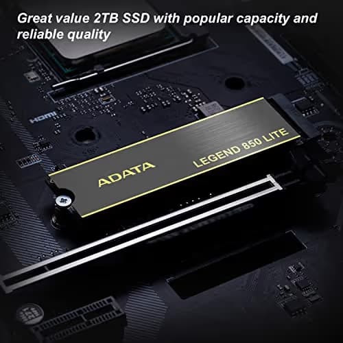ADATA LEGEND 850 LITE 1TB SSD M.2-2280 PCIe 4.0 x4 NVMe image