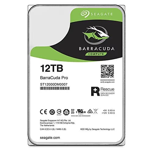 Seagate BarraCuda Pro 12TB 3.5" HDD 7200RPM SATA 6.0 Gb/s main image