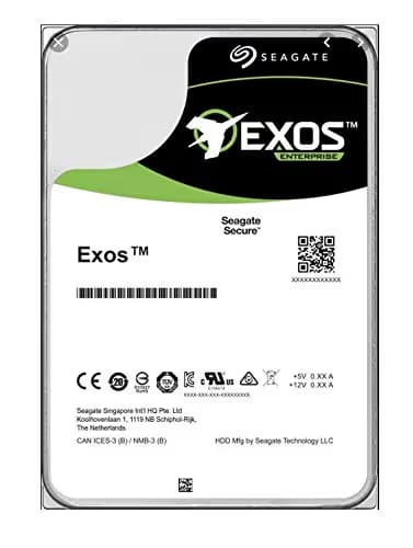 Seagate EXOS Enterprise 16 TB 3.5" HDD 7200 RPM SAS 12.0 Gb/s main image