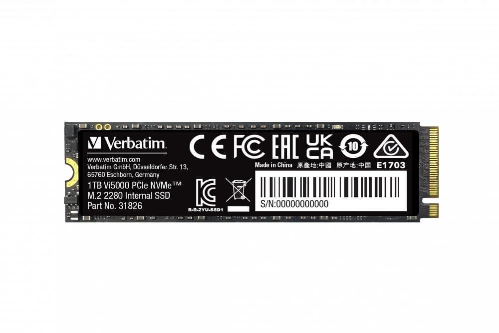 Verbatim Vi5000 1TB SSD M.2 PCIe 4.0 NVMe image