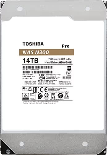 Toshiba N300 Pro 14TB 3.5" HDD 7200 RPM SATA image