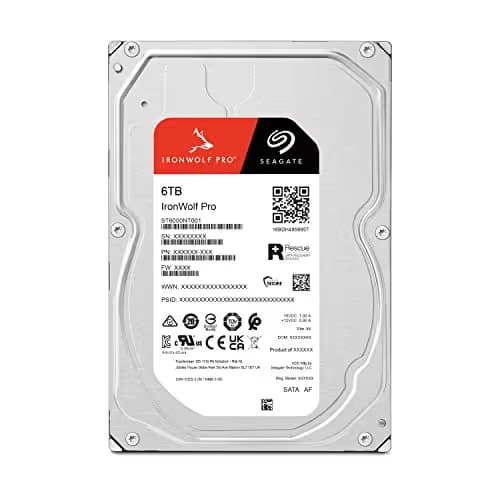 Seagate IronWolf Pro NAS 6TB 3.5" HDD 7200RPM SATA image