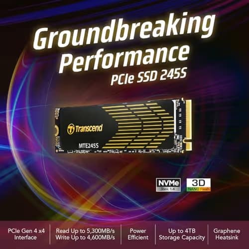 Transcend MTE245S 1TB M.2-2280 SSD PCIe 4.0 X4 NVMe image