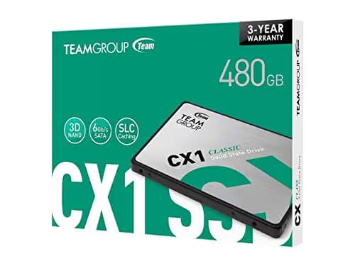 TEAMGROUP CX1 480GB 2.5" SSD SATA 6.0 Gb/s image