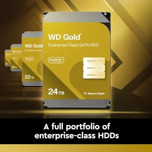 Western Digital Gold 2TB HDD 3.5" 7200RPM SATA 6.0 Gb/s Internal image