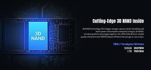 Klevv CRAS C910 500GB SSD M.2-2280 PCIe 4.0 x4 NVMe image