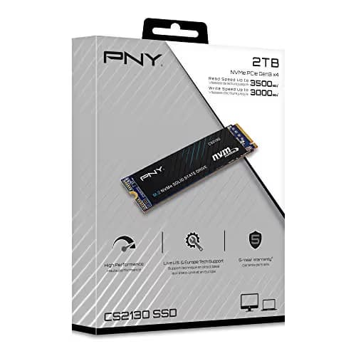 PNY CS2130 2TB M.2-2280 SSD PCIe 3.0 X4 NVMe image