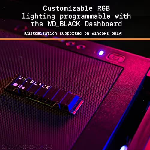 Western Digital WDS100T1XHE w/Heatsink 1TB SSD M.2 PCIe 4.0 NVMe image