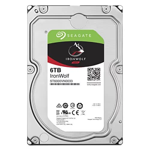 Seagate IronWolf NAS 6TB HDD 3.5" 7200RPM SATA 6.0 Gb/s Internal image