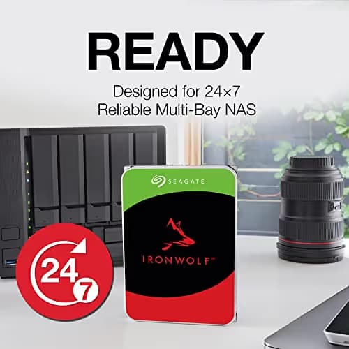Seagate IronWolf NAS 6TB HDD 3.5" 7200RPM SATA 6.0 Gb/s Internal image