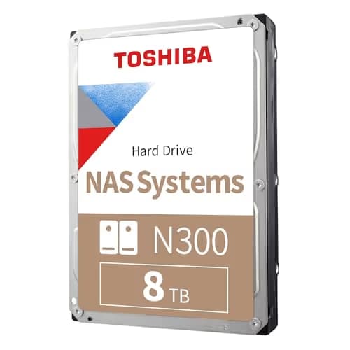 Toshiba N300 8TB HDD 3.5" 7200RPM SATA image