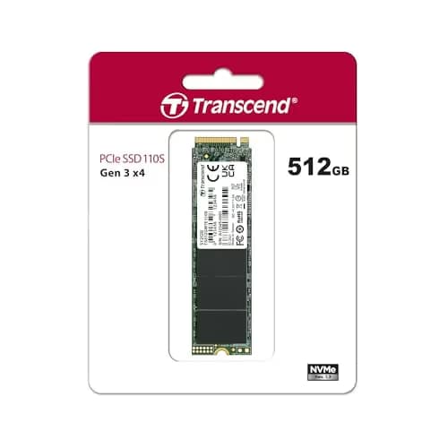 Transcend 110S 512GB SSD M.2-2280 PCIe 3.0 X4 NVMe image